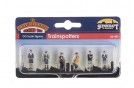 Trainspotters x 6 in Various Poses OO Scale