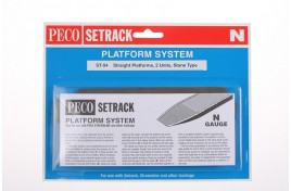 Platform System 2 Platform  Units Only - Stone Edging to extend ST-91 N Scale