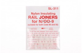 SL-311 Insulating Rail Joiners Code 80 or 55 N Gauge