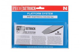 Platform System 2 Straight Units Brick Edging to extend ST-90 N Scale