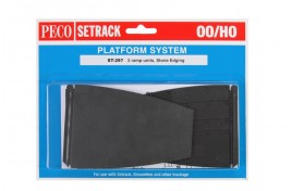 Platform System Ramp Unit Stone Edging (pack of 2) Plastic Kit OO Scale