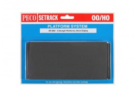 Platform System Straight Unit Brick Edging (pack of 2) Plastic Kit OO Scale