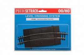 Curved Add-On Track Unit for Level Crossing 2nd Radius Plastic Kit OO Scale