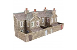 Low Relief Terraced House Backs - Stone Built N Scale