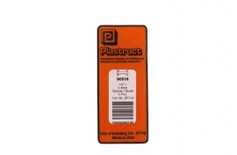 Plastruct PBFS8 90516 1/4"/6.4mm x 24"/600mm Styrene 'I' Beam Pack of 5