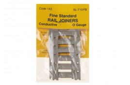 SL-710FB Metal Rail Joiners for Flat Bottom Rail Code 143 O Gauge