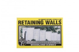 Retaining Walls Concrete x 6 N scale