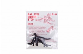 Buffer Stop Rail Built Type Clip Together Plastic Kit OO Scale