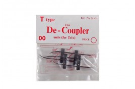 T Type Uncoupler Units for Trix Couplings (pack of 2) OO Scale