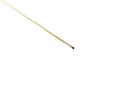 Micro Round Brass Tube 0.8mm x 0.6mm x 305mm (3 Pcs)